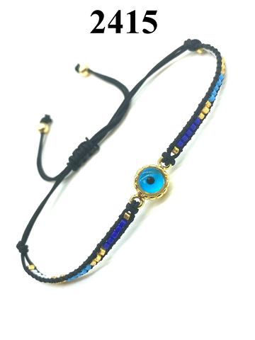 Lucky Eye Small Beaded  Bracelet #2415