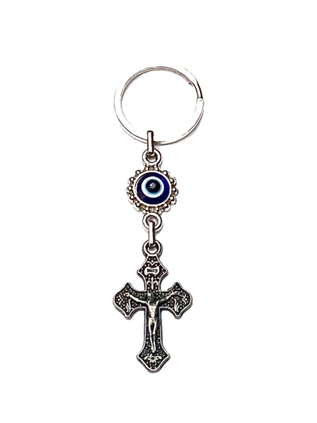 Lucky  Eye Cross Key Chain #1314