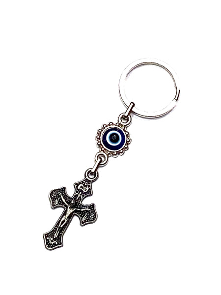 Lucky  Eye Cross Key Chain #1314