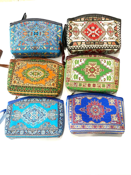 Turkish Kilim Zipper Cosmetic Bag  LKCB-1730