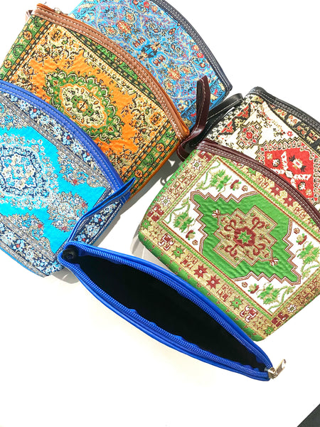 Turkish Kilim Zipper Cosmetic Bag  LKCB-1730