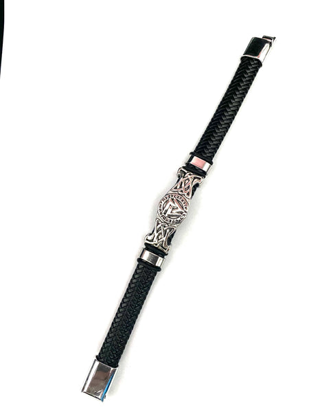 Celtic Jewelry Leather Bracelet #IR-150BR