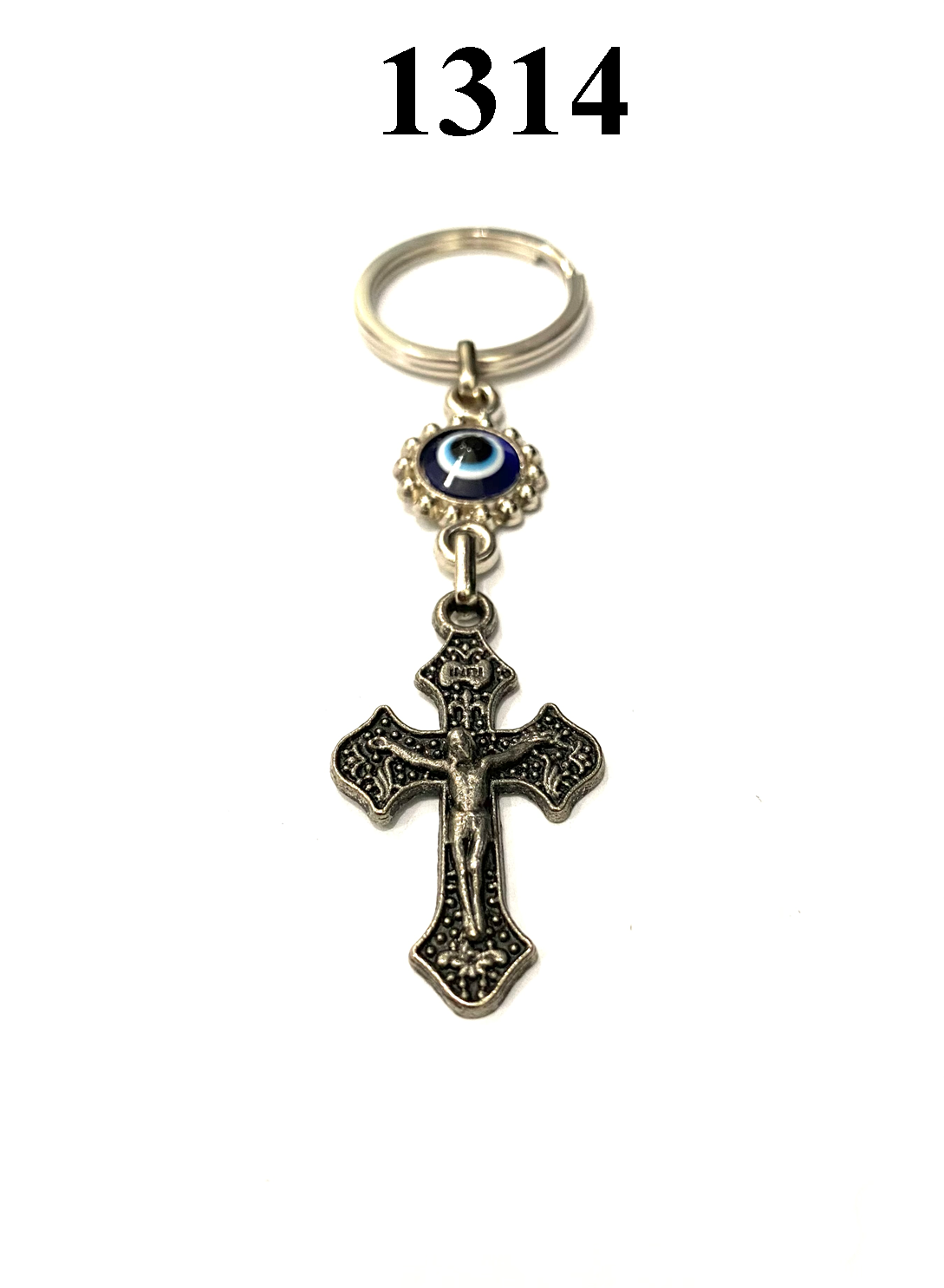 Lucky  Eye Cross Key Chain #1314