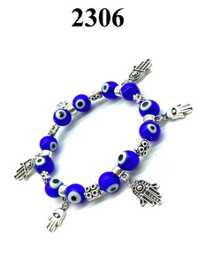 Evil Eye Hamsa Charm Bracelet #2306