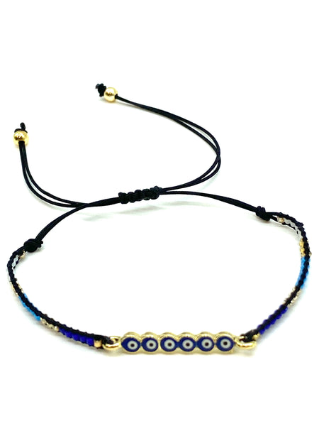 Lucky Eye Small Beaded  Bracelet #2495