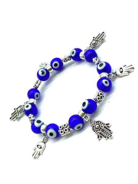 Evil Eye Hamsa Charm Bracelet #2306